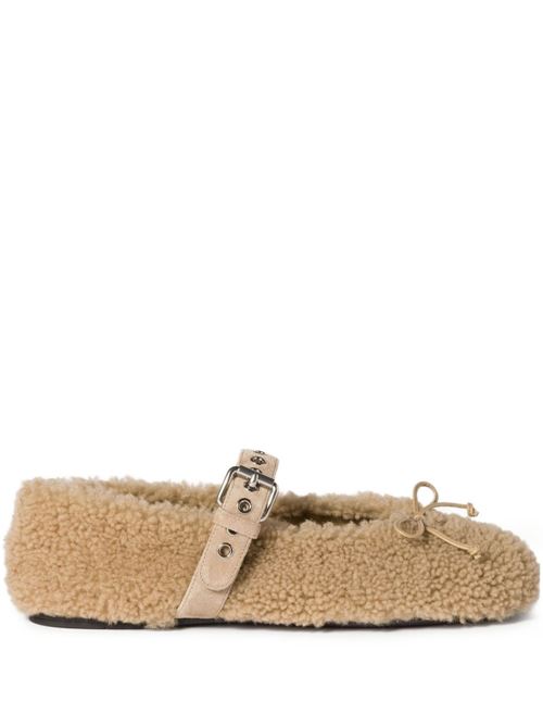 Ballerine in montone MIU MIU | 5F272E173F0F24
